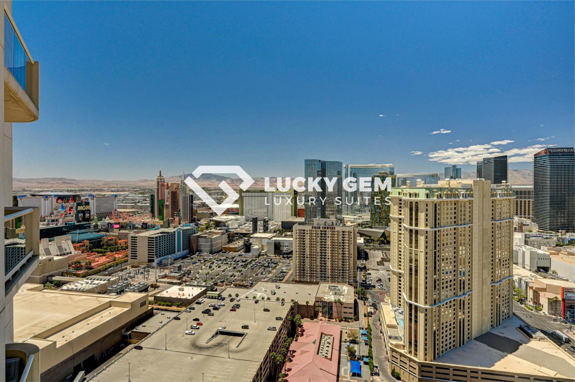 Lucky Gem Penthouse & Luxury Suites At Signature Resort, Balcony Strip View 3505 Las Vegas Exterior foto