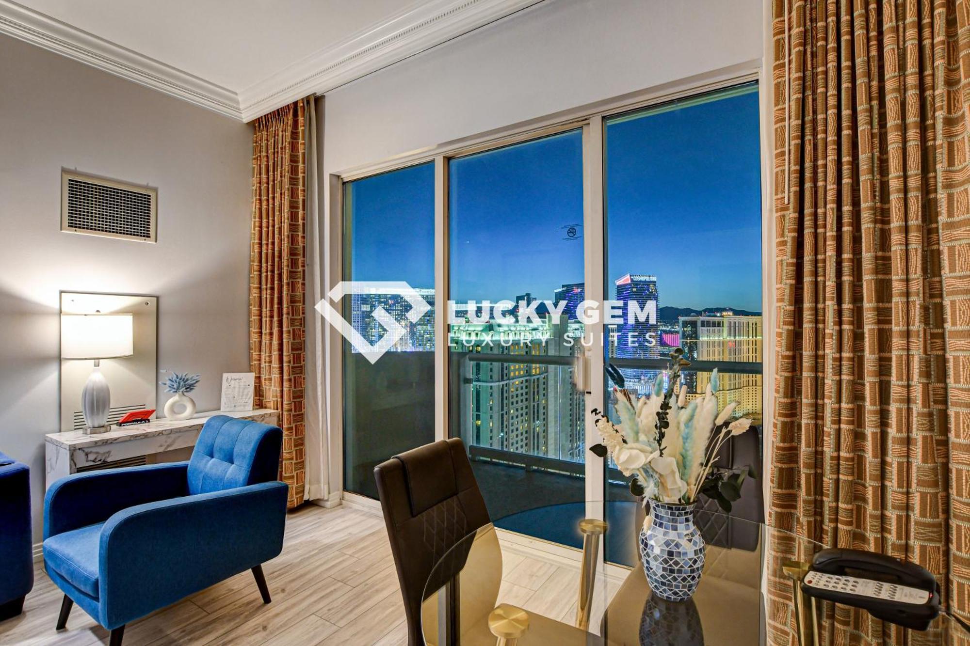 Lucky Gem Penthouse & Luxury Suites At Signature Resort, Balcony Strip View 3505 Las Vegas Exterior foto