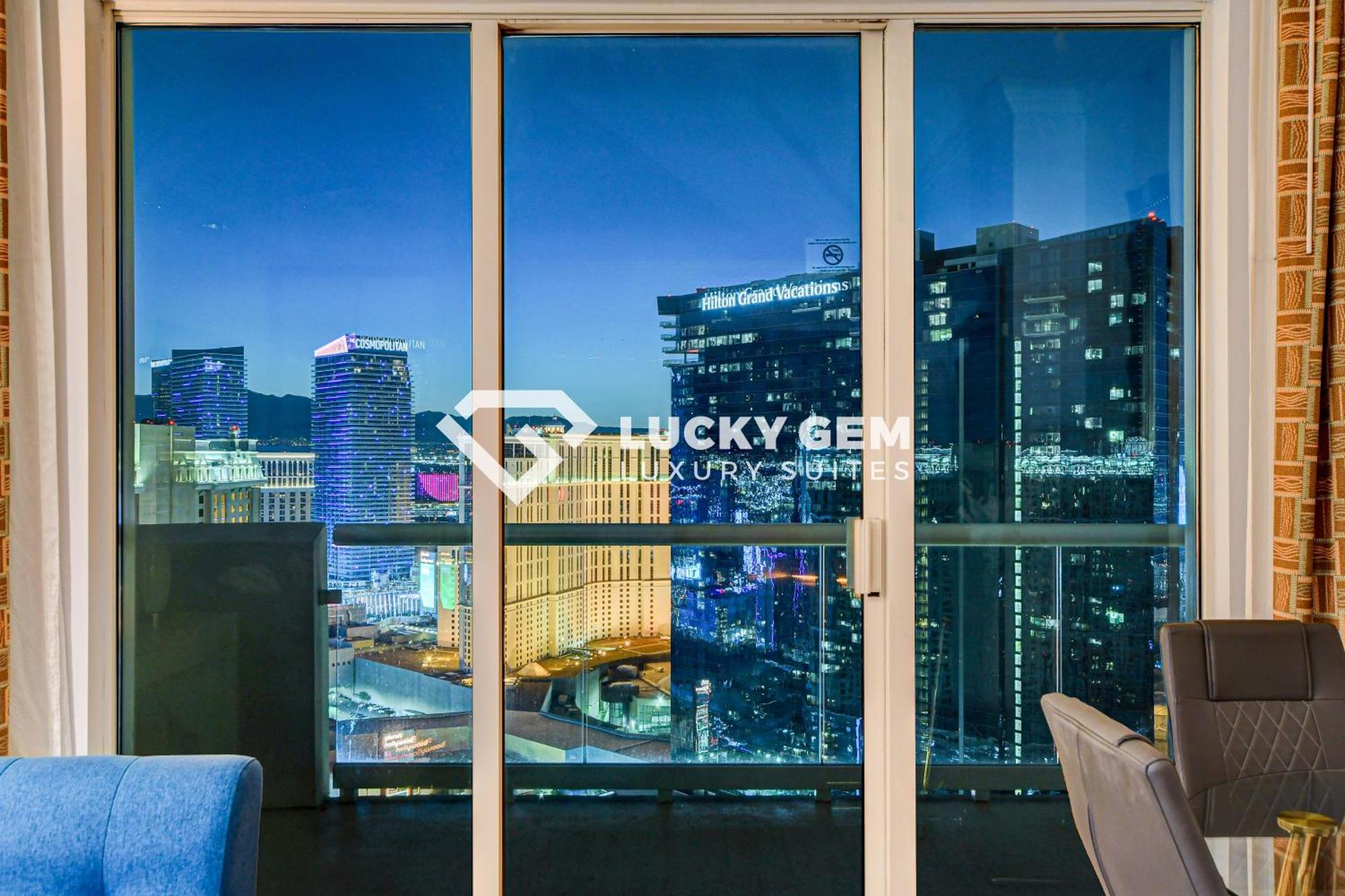 Lucky Gem Penthouse & Luxury Suites At Signature Resort, Balcony Strip View 3505 Las Vegas Exterior foto