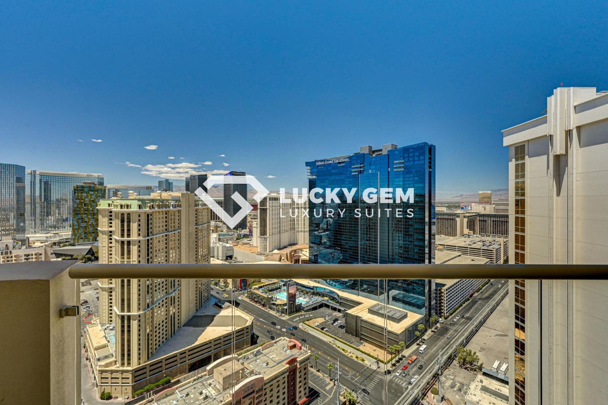 Lucky Gem Penthouse & Luxury Suites At Signature Resort, Balcony Strip View 3505 Las Vegas Exterior foto