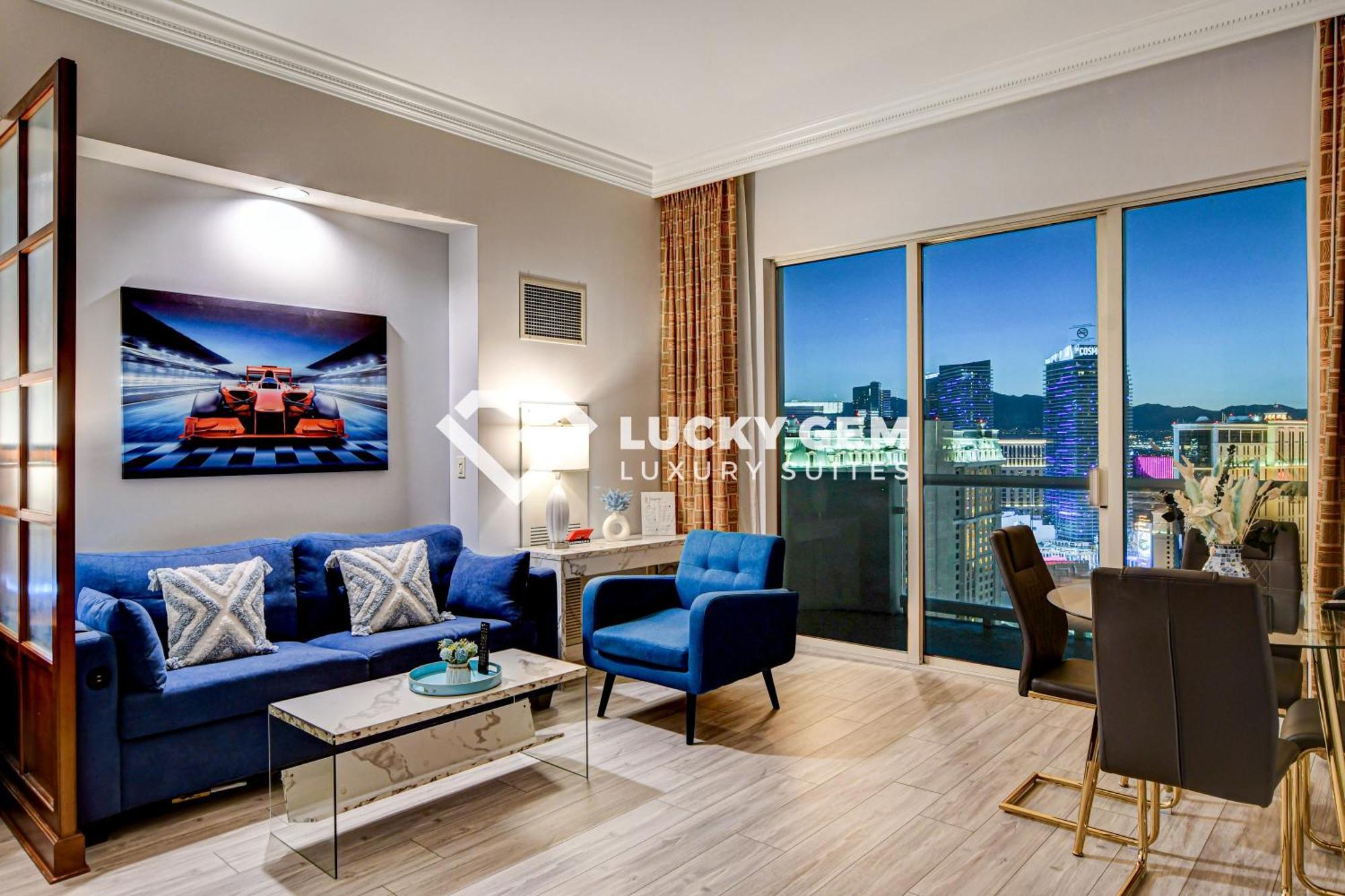 Lucky Gem Penthouse & Luxury Suites At Signature Resort, Balcony Strip View 3505 Las Vegas Exterior foto