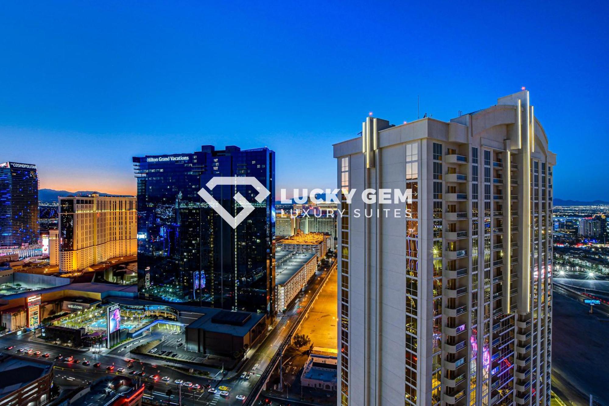 Lucky Gem Penthouse & Luxury Suites At Signature Resort, Balcony Strip View 3505 Las Vegas Exterior foto
